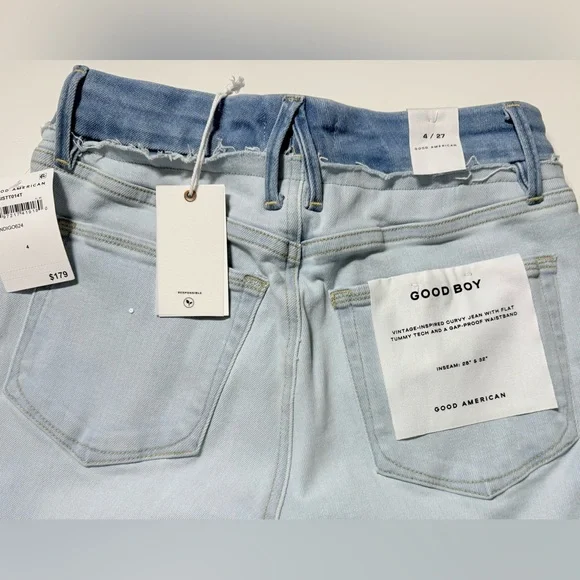Good American High Rise Jeans Size 27 - Picture 4 of 4